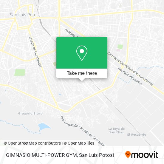 GIMNASIO MULTI-POWER GYM map