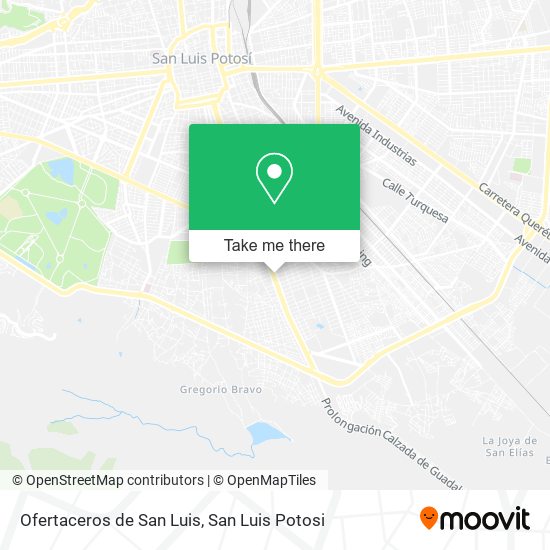 Ofertaceros de San Luis map