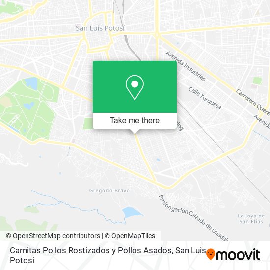 Mapa de Carnitas Pollos Rostizados y Pollos Asados
