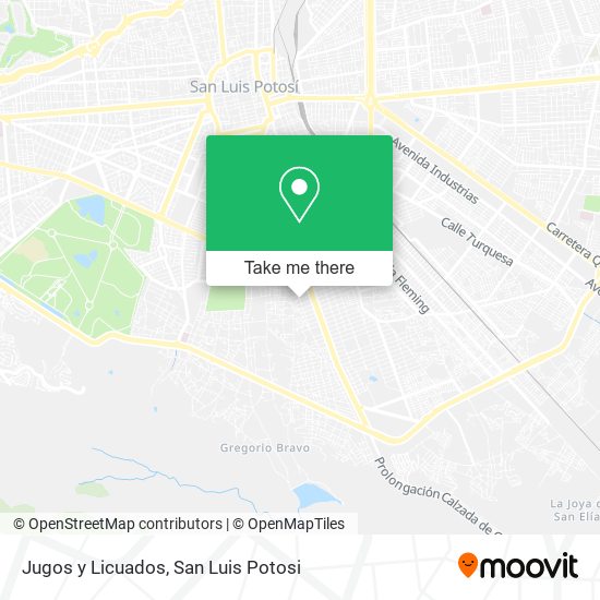 Jugos y Licuados map