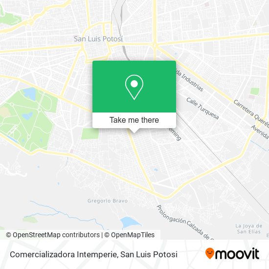 Comercializadora Intemperie map