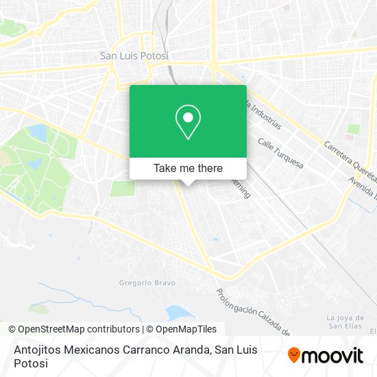 Antojitos Mexicanos Carranco Aranda map