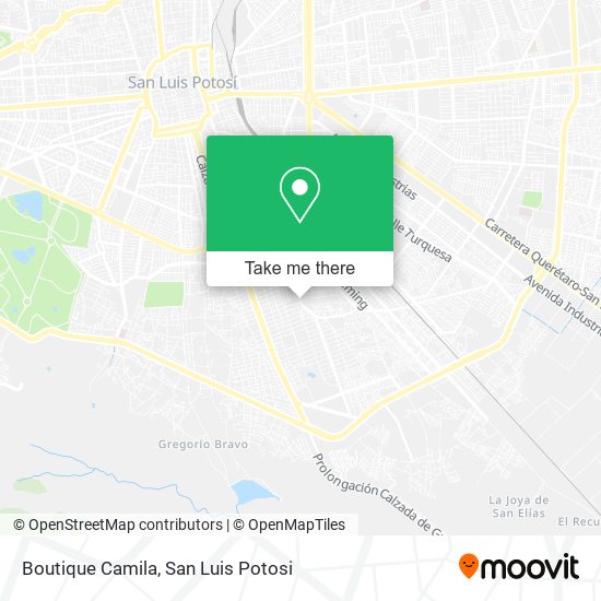 Boutique Camila map