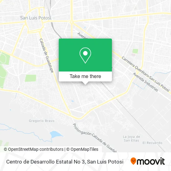 Mapa de Centro de Desarrollo Estatal No 3