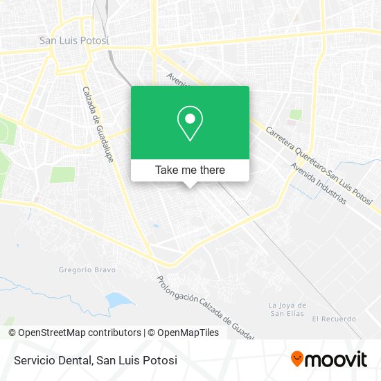 Servicio Dental map