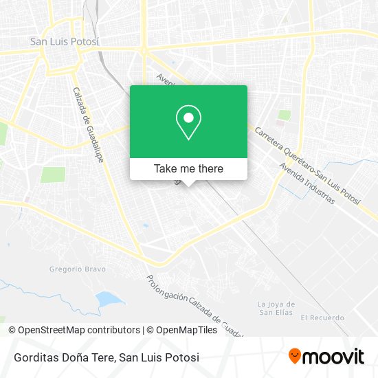 Gorditas Doña Tere map