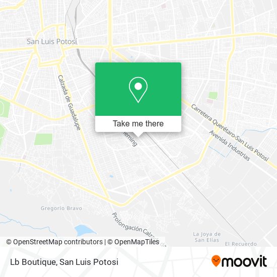 Lb Boutique map