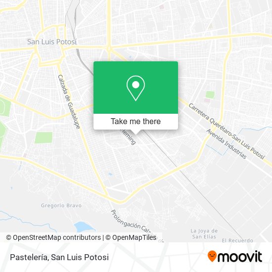 Pastelería map