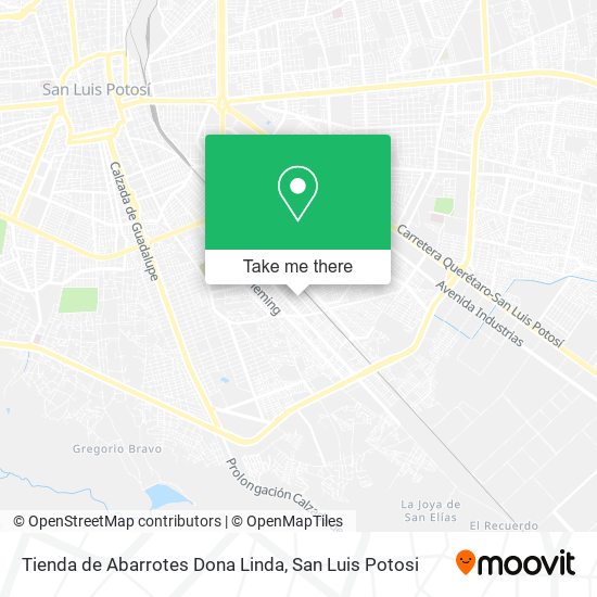 Tienda de Abarrotes Dona Linda map