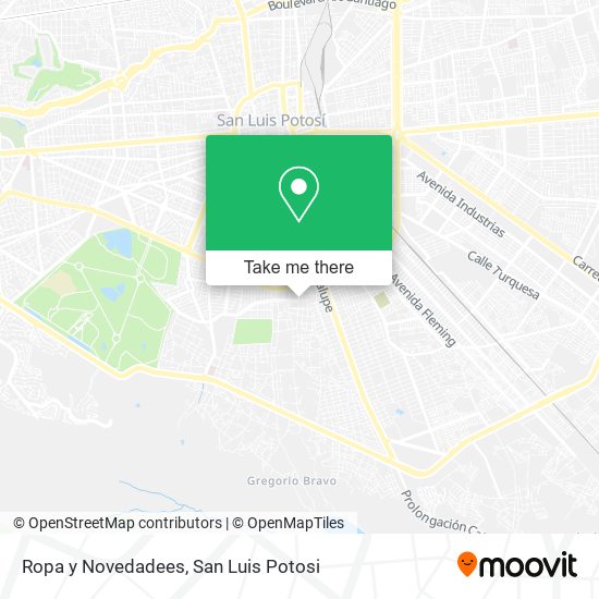 Ropa y Novedadees map