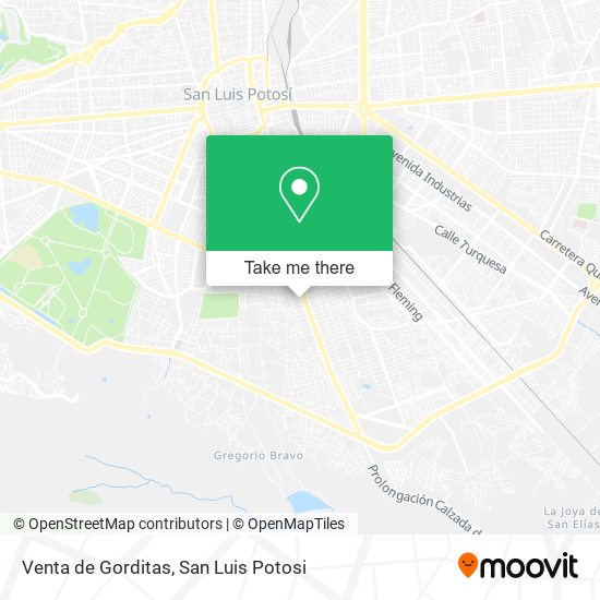 Mapa de Venta de Gorditas