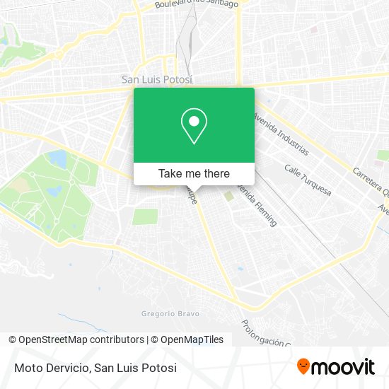 Mapa de Moto Dervicio