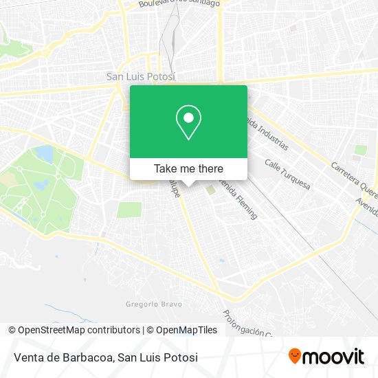 Venta de Barbacoa map