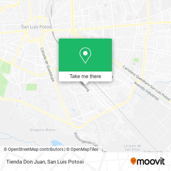 Tienda Don Juan map