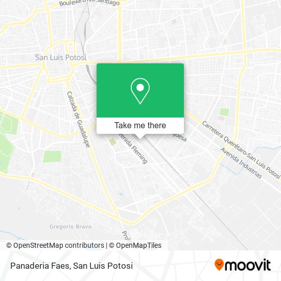 Mapa de Panaderia Faes