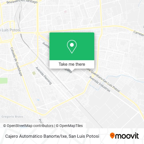 Cajero Automático Banorte/Ixe map