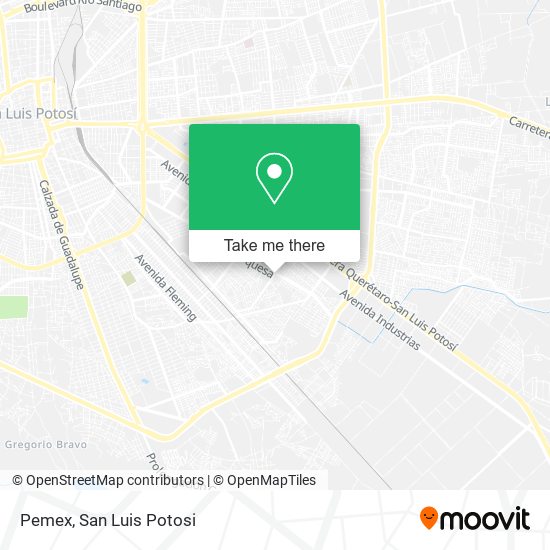 Mapa de Pemex