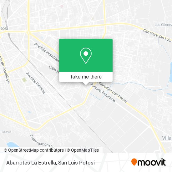 Abarrotes La Estrella map