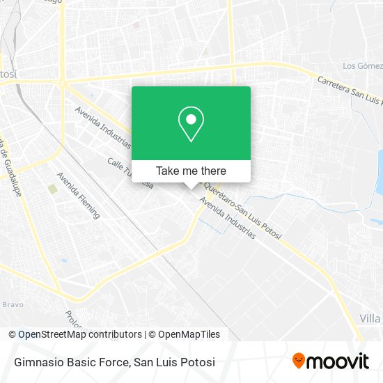 Gimnasio Basic Force map