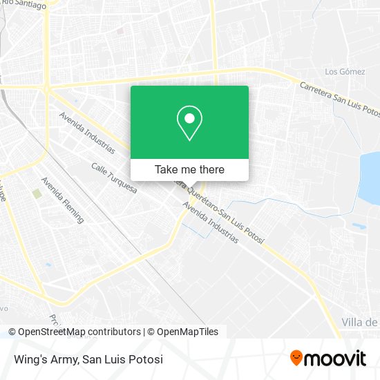 Wing's Army map