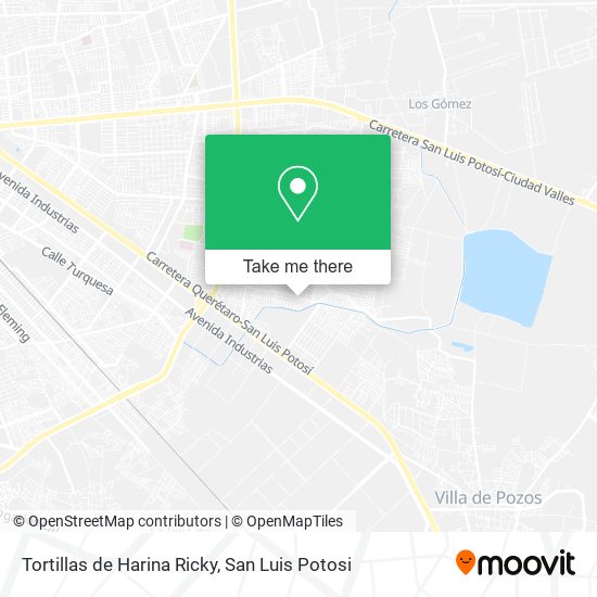 Mapa de Tortillas de Harina Ricky