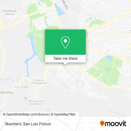 Mapa de Skechers