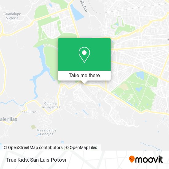 Mapa de True Kids
