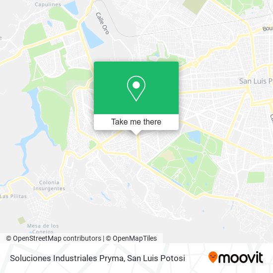 Soluciones Industriales Pryma map