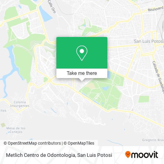 Metlich Centro de Odontologia map