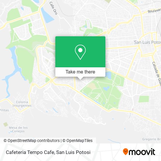 Cafeteria Tempo Cafe map