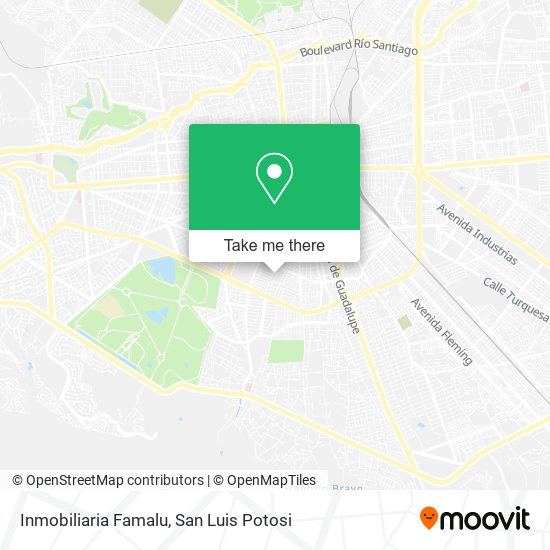 Inmobiliaria Famalu map