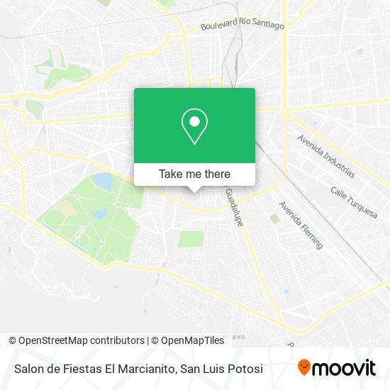 Mapa de Salon de Fiestas El Marcianito