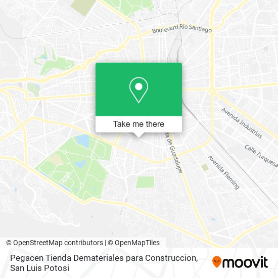 Mapa de Pegacen Tienda Demateriales para Construccion