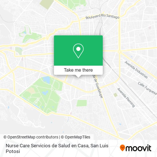 Nurse Care Servicios de Salud en Casa map