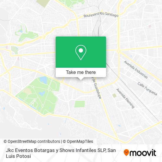 Jkc Eventos Botargas y Shows Infantiles SLP map