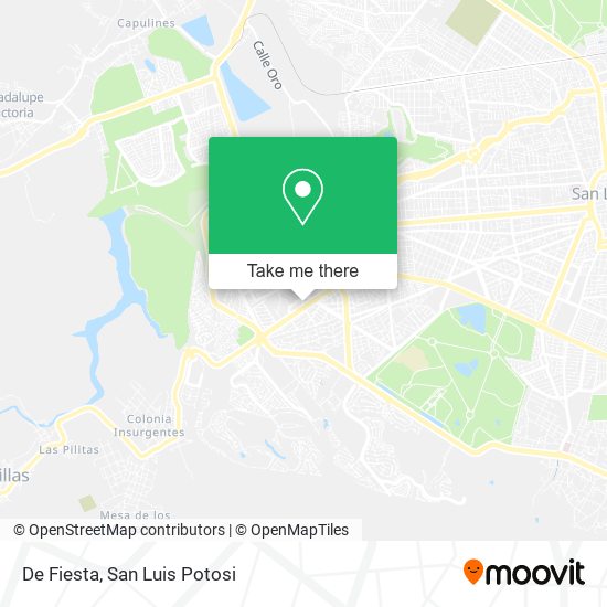 Mapa de De Fiesta