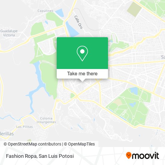 Fashion Ropa map