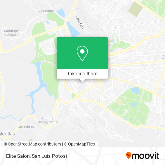 Elite Salon map