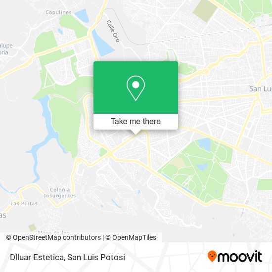 Dlluar Estetica map