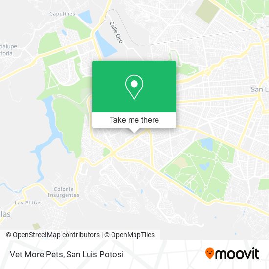 Vet More Pets map