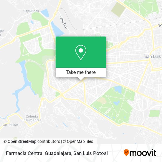 Farmacia Central Guadalajara map