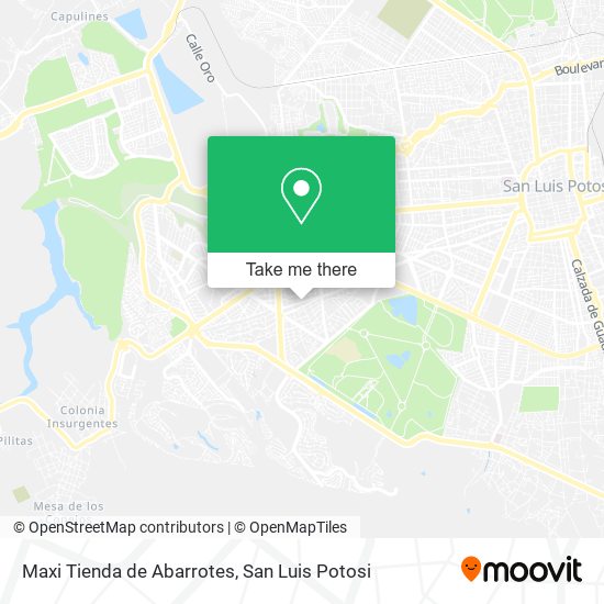Maxi Tienda de Abarrotes map