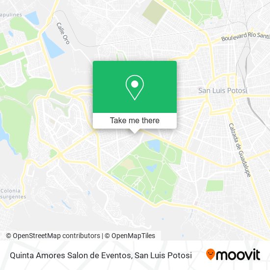 Quinta Amores Salon de Eventos map