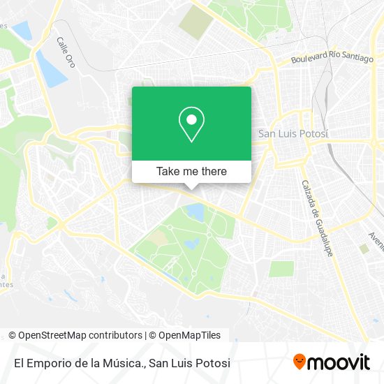 Mapa de El Emporio de la Música.