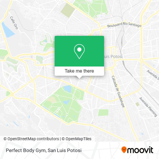 Mapa de Perfect Body Gym
