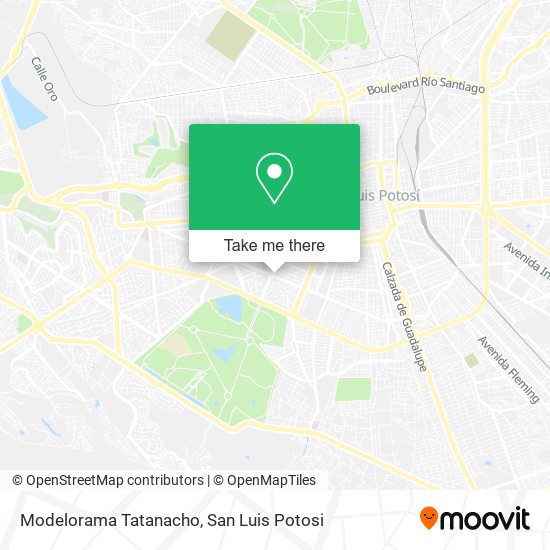 Mapa de Modelorama Tatanacho
