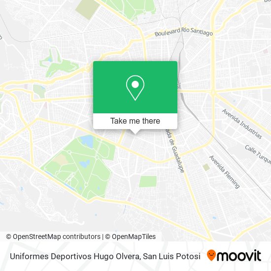 Uniformes Deportivos Hugo Olvera map