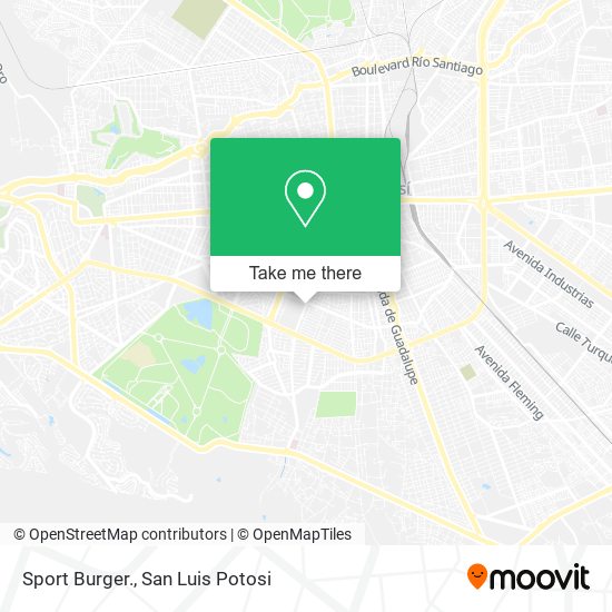 Sport Burger. map