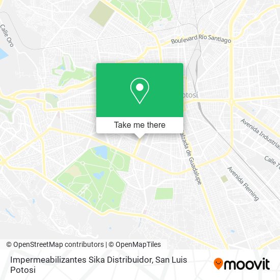 Mapa de Impermeabilizantes Sika Distribuidor