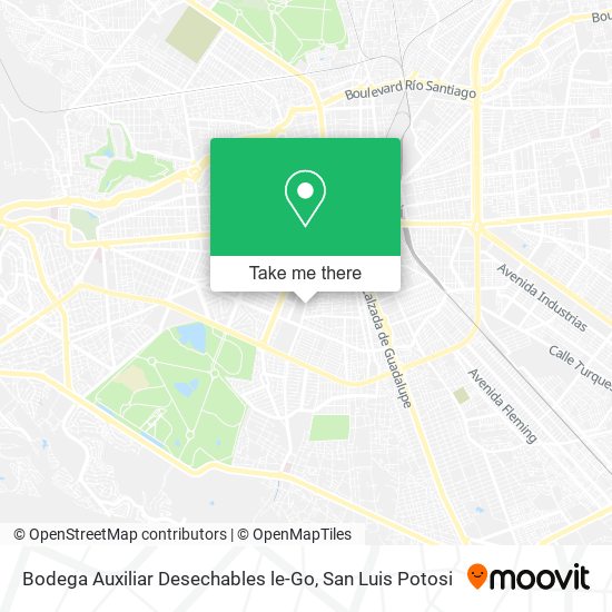 Bodega Auxiliar Desechables le-Go map